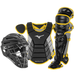 Mizuno Samurai Adult Baseball Boxed Catcher s Gear Set 16 Size No Size Black-Yellow (9030)