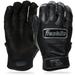 Franklin Sports CFX Pro Series Batting Gloves Chrome Black Adult Extra Large