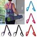 SPRING PARK Yoga Mat Strap Adjustable Mat Carrier Sling for Carrying Doubles As Yoga Strap for Stretching-Durable Cotton Texture (Yoga MAT NOT Included)