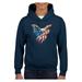 IWPF - Big Boys Hoodies and Sweatshirts - American Flag Eagle USA