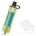 Carevas Outdoor Water Filter Straw Water Filtration System Water Purifier for Preparedness Camping Traveling Backpacking