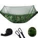 Camping Hammock with Mosquito Bug Net Automatic Quick-opening Parachute Nylon Hammock for Backpacking Survival Travel