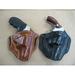 Azula Leather 2 Slot Molded Pancake Belt Holster for Taurus Raging Bull 2.25 Barrel Revolver Black Left Hand