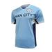 Icon Sports Men Manchester City Licensed Soccer Poly Shirt Jersey - Custom Name and Number - -01 Medium