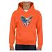 IWPF - Big Girls Hoodies and Sweatshirts - American Flag Eagle USA