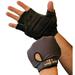 Weightlifting Gloves Padded Real Leather Back Lycra