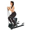 8-in-1 Multifunction Squat Machine Deep Sissy Squat Home Gym Fitness Ab Trainer with 2 Resistance Handles for Push Up Ab Workout Home Gym Sit Up Machine Height Adjustable Fitness Equipment