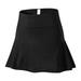 Women s Yoga Fitness Tennis Skirt Lined With Anti-light Running Short Skirt High Waist Sports Skirt Pants