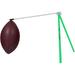 Kickoff! Football Holder --- Football Place Holder Kicking Tee -- Use with Foot ball Field Goal Post or Football Kicking Net (Green and Silver)