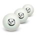 Panda Bear Novelty Table Tennis Ping Pong Ball 3 Pack