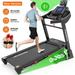 Famistar 4.0HP Folding Treadmill for Home with 20 Levels Auto Incline 300LB Capacity 12MPH Speed Controls New Version