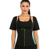 Women Sauna Neoprene Body Shaper Sweat Suit Waist Trainer Slimming Workout Vest Shapewear Top