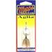 Mepps Dressed Aglia Inline Spinner Silver and Brown 1/8 oz