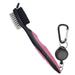 SUPERHOMUSE Golf Cleaning Brush PE Bag Steel Wool PP Hair ABS Club Brush Groove Cleaner Kit Keychain Tool Accessories Golf Putter Wedge Ball