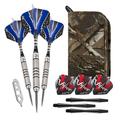 Viper Cold Steel 80% Tungsten 24 Gram Steel Tip Darts & Casemaster Deluxe Realtree Dart Case