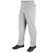 MVP Open Bottom Relaxed Fit Baseball Pants Youth Medium Grey