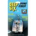 Luhr Jensen Deep Six Diving Sinker/Planer with Adjustable Trip 4 3 1/2oz Clear/Silver/Disco Tape