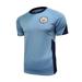 Icon Sports Men Manchester City Licensed Soccer Poly Shirt Jersey - Custom Name and Number - -03 Small