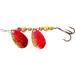 Thomas Double Spin Gold/Red 1/5 Oz. Spinnerbaits