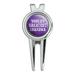 World s Greatest Grandma Grandmother Purple Golf Divot Repair Tool and Ball Marker