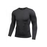 FUNCEE Men s Long Sleeve Compression Shirt Baselayer Body Under Running Training Tight Sports Tops