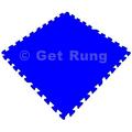 Get Rung Fitness Mat with Interlocking Foam Tiles for Gym Flooring. Excellent for Pilates Yoga Aerobic Cardio Work Outs and Kids Playrooms. Perfect Exercise Mat(BLUE 216SQFT)