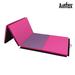 Ainfox 4 x6 x2 Gymnastic Mat Thick Folding Panel Exercise Yoga Tumbling Gymnastic Fitness Training Home Exercise Pink/Rose Red