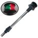 Pactrade Marine Boat Green & Red Navigation Bow Light 12 In. Aluminum Pole Collar Plug In