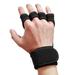 Carevas Lifting Gloves Workout Gloves with Integrated Wrist Wraps -slip Hand Protector for Weight Lifting Powerlifting Pull Ups