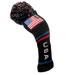 USA Flag Pom Pom Head Cover Available in Driver Fairway/Hybrid or Putter size (each sold separately) (Fairway/Hybrid)