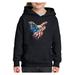 IWPF - Big Boys Hoodies and Sweatshirts - American Flag Eagle USA