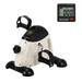 [US-W]W002E Portable Home Use Hands and Feet Trainer Mini Exercise Bike White & Black