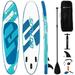 Goplus 11ft Inflatable Stand Up Paddle Board 6 Thick W/ Aluminum Paddle Leash Backpack