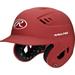 Rawlings R16 Matte Batting Helmet - Senior | Matte Scarlet | Senior