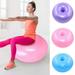NUZYZ 50cm Donut Gym Exercise Workout Fitness Pilates Inflatable Balance Yoga Ball Pink