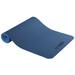 HolaHatha 72 x 24 Double Sided 0.25 Thick Non Slip Home Workout Yoga Mat Blue