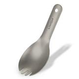 Lixada Short Handle Titanium Spork Ultralight Spork Outdoor Camping Picnic Flatware