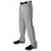 Alleson Athletic 605WLBY Youth Baseball Pant with Braid - Gray Navy