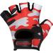 Contraband Sports 5217 Pink Label Camo Weight Lifting Gloves - Medium - Red