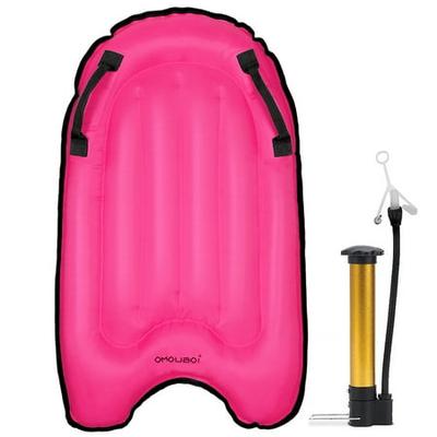 Must Have Surfing Body Board With Portable Pump Inflatable Pool Float Beach Surfing Buoy Board Swimming Mat With Handles For Kids Adults From Omouboi Accuweather Shop