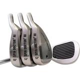 Spin Doctor RI Golf Wedge New 52 Degree Pitching Wedge 56 Degree Sand Wedge and 60 Degree Lob Wedge - Shaft Material XP95 (Left)