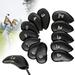 12Pcs Leather Golf Club Iron Head Cover Set Universal Fits Golf Clubs Iron Head Covers