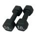 Rainforest Basics Neoprene 10LB Hex Dumbbell Hand Weights Set of 2