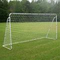 Kritne 6X4FT/8X6FT/12X6FT/24X8FT Full Size Football Soccer Net Sports Replacement Soccer Goal Post Net Football Shooting Training Aid for Sports Match Training Backyard School Outdoor