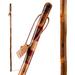 Brazos Handcrafted Wood Walking Stick Hickory Traditional Safari Style Handle for Men & Women Made in the USA 55