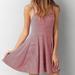 American Eagle Outfitters Dresses | American Eagle Skater Dress | Color: Blue/Pink | Size: S