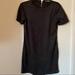 Zara Dresses | Black Suede Zara T Shirt Dress | Color: Black | Size: S