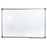 "Viztex Lacquered Steel Magnetic Dry Erase Board with an Aluminium Frame - 18"" x 24"" - Floortex FCVLM2418A"