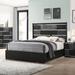 Ivy Bronx Huggins Panel Bed Wood in Black/Brown | 56.5 H x 64.25 W x 84.25 D in | Wayfair 07ABAD0FB05948F3A6F966464F3FCA23