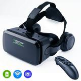 Cell Phone Virtual Reality (vr) headsets VR EMPIRE VR Headset Phone VR Headset VR Headset for iPhone VR Headsets for Phone with Wireless Earphones Anti-Blue Lights iPhone VR Headset (Black+R)